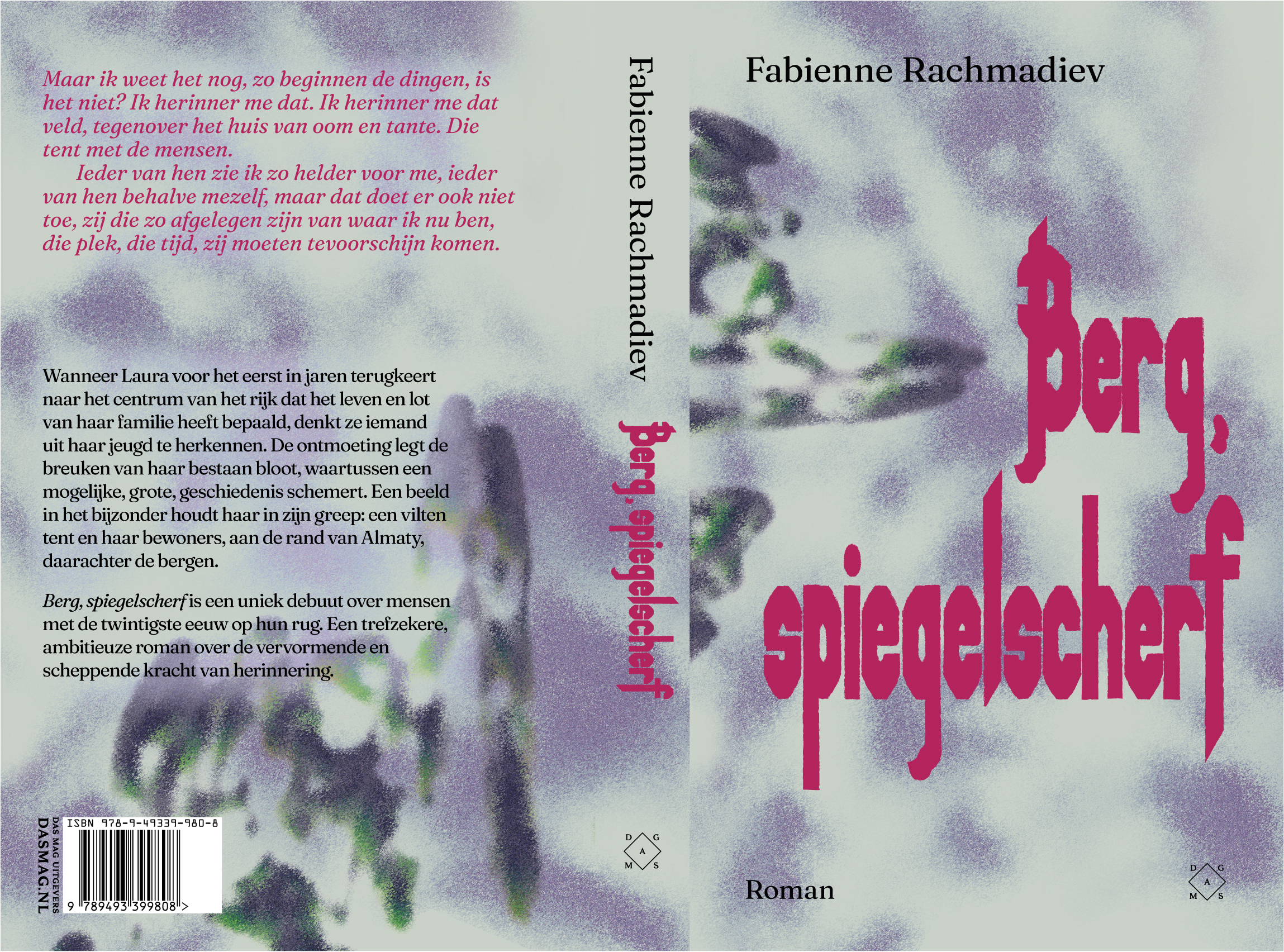 book cover design for Berg, Spiegelscherf, published by Das Mag